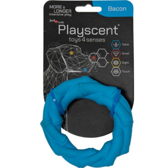 Παιχνίδι Σκύλου JV Playscent Ring Bacon 11cm