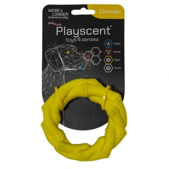 Παιχνίδι Σκύλου JV Playscent Ring Chicken 11cm