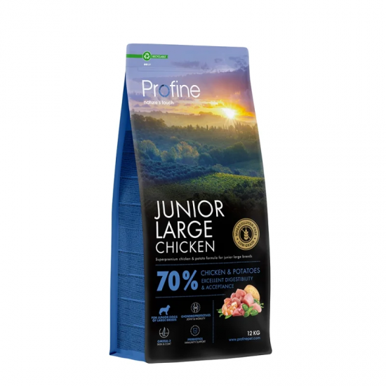 Profine Dog Junior Large Chicken 12kg