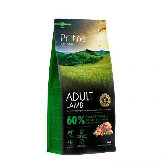 Profine Dog Adult Lamb 12kg + 3kg Δώρο