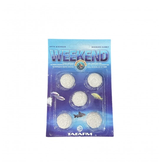 Τροφή Ψαριών Tafarm Weekend Food 21gr (5tabs)