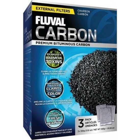 Υλικό Φίλτρου Fluval Carbon 3x100gr